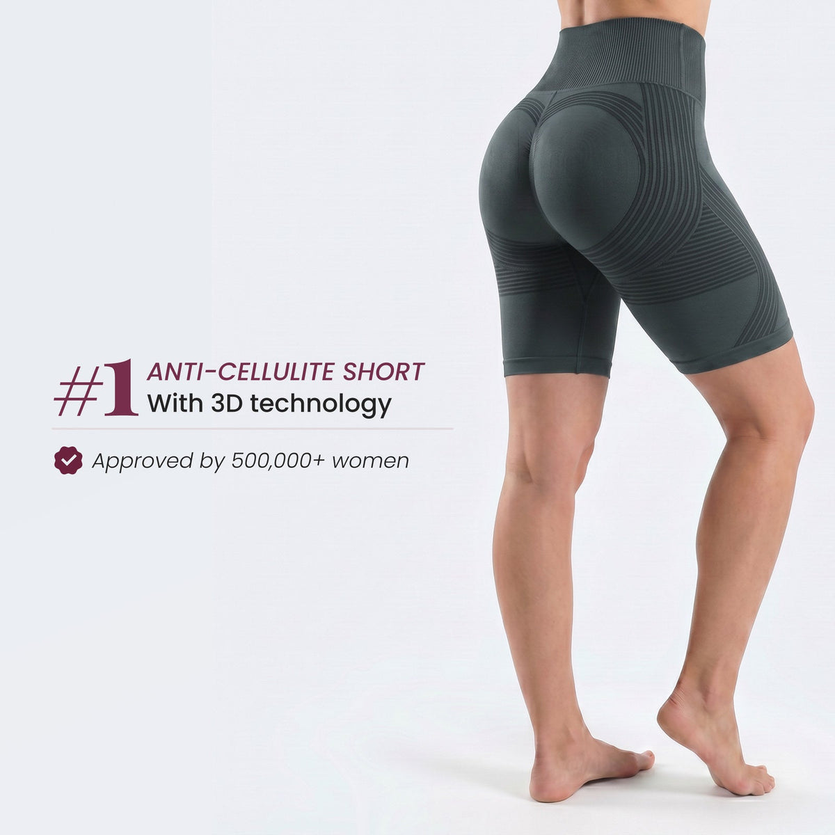 Sculpt 3D Shorts | Dark Gray