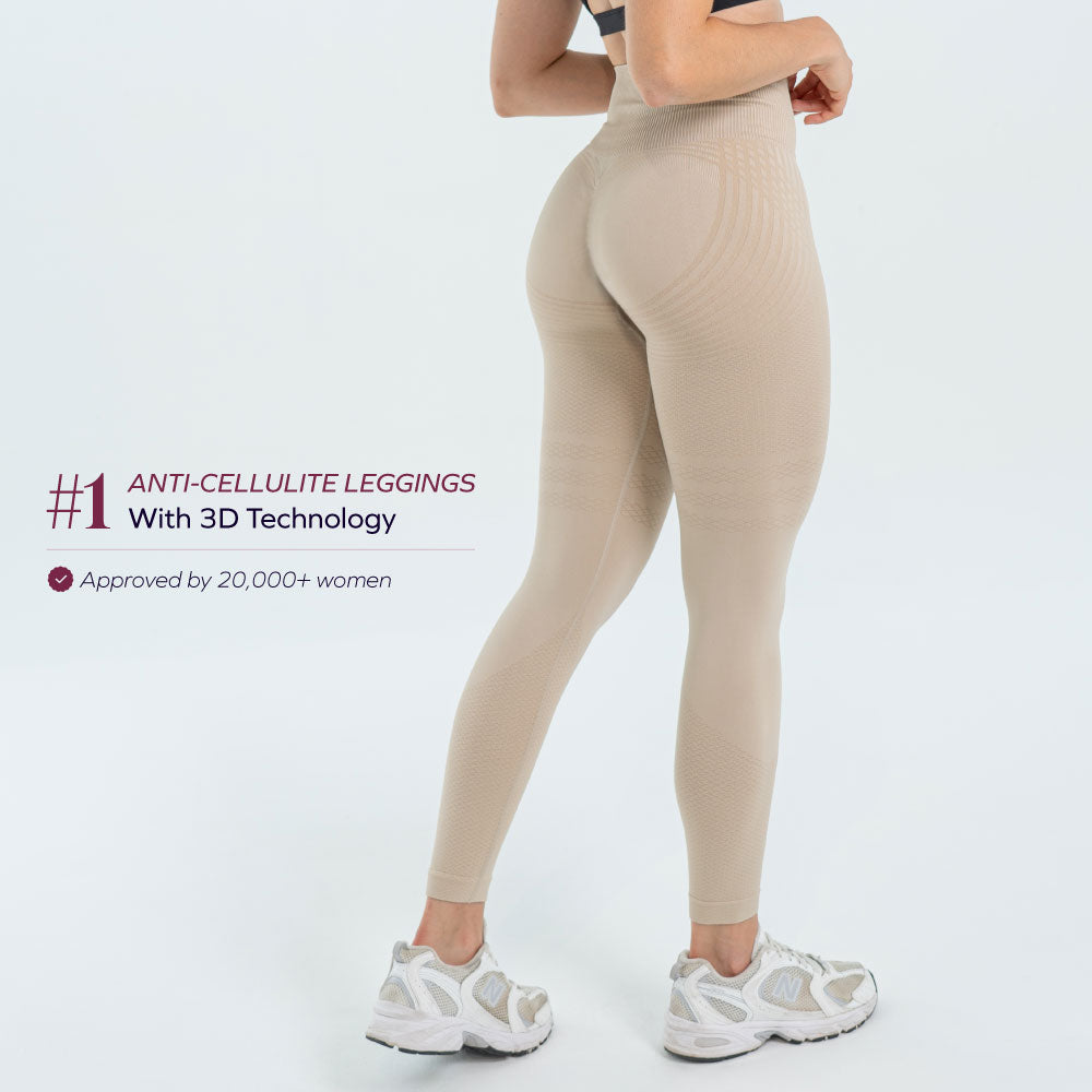 Sculpt 3D Leggings | Beige