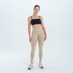 Leonie Leggings 3D legging in beige, front view