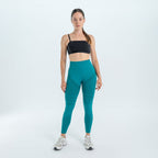 Leonie Leggings 3D legging in teal, front view